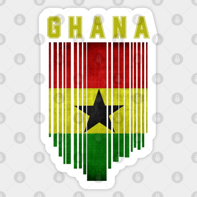 Ghana flag, Ghanaian flag Sticker by eka123